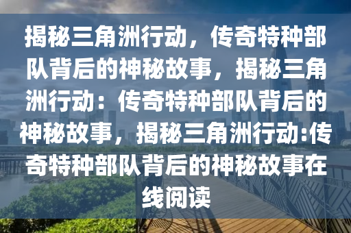 揭秘三角洲行动，传奇特种部队背后的神秘故事，揭秘三角洲行动：传奇特种部队背后的神秘故事，揭秘三角洲行动:传奇特种部队背后的神秘故事在线阅读